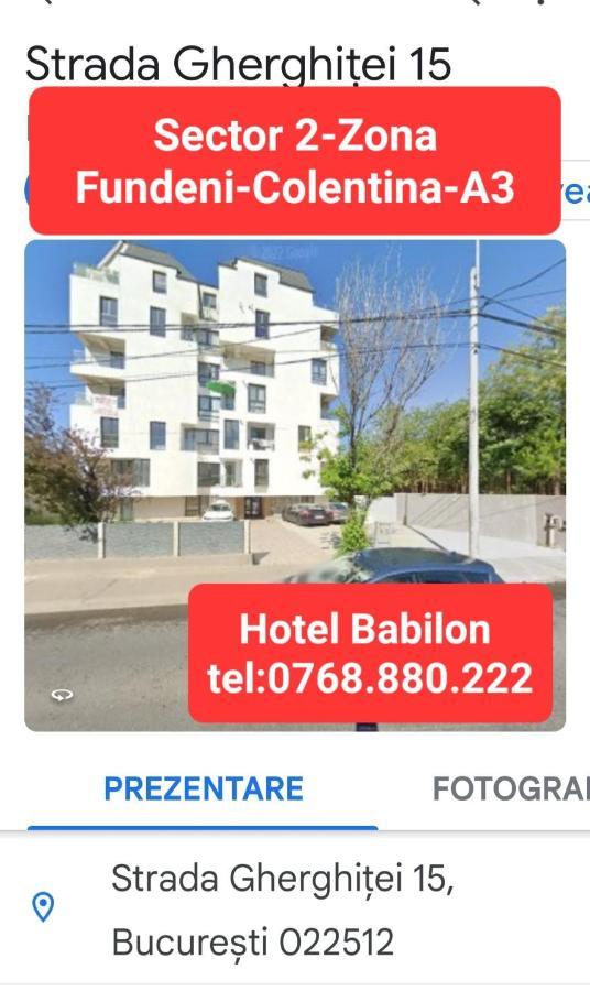 Hotel Babilon Boekarest Buitenkant foto